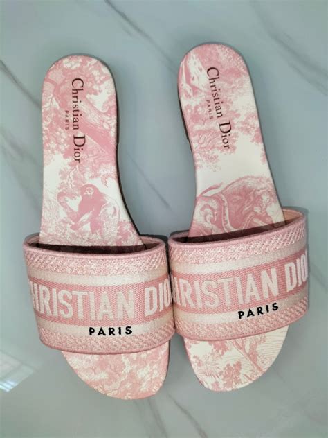 pink dior thongs|christian Dior sandals sale.